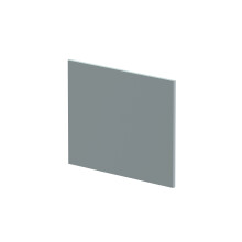 1700mm Edge/Power L Shape Square End Bath Panel - Matt Coastal Grey