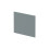 Balterley 1700mm Edge/Power L Shape Square End Bath Panel - Matt Coastal Grey 1