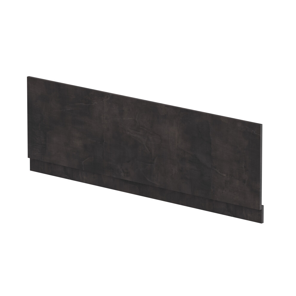 Balterley 1700Mm Edge/Power Straight Front Bath Panel & Plinth - Textured Matt Metallic Slate
