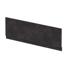 1800mm Edge/Power Straight Front Bath Panel & Plinth - Textured Matt Metallic Slate