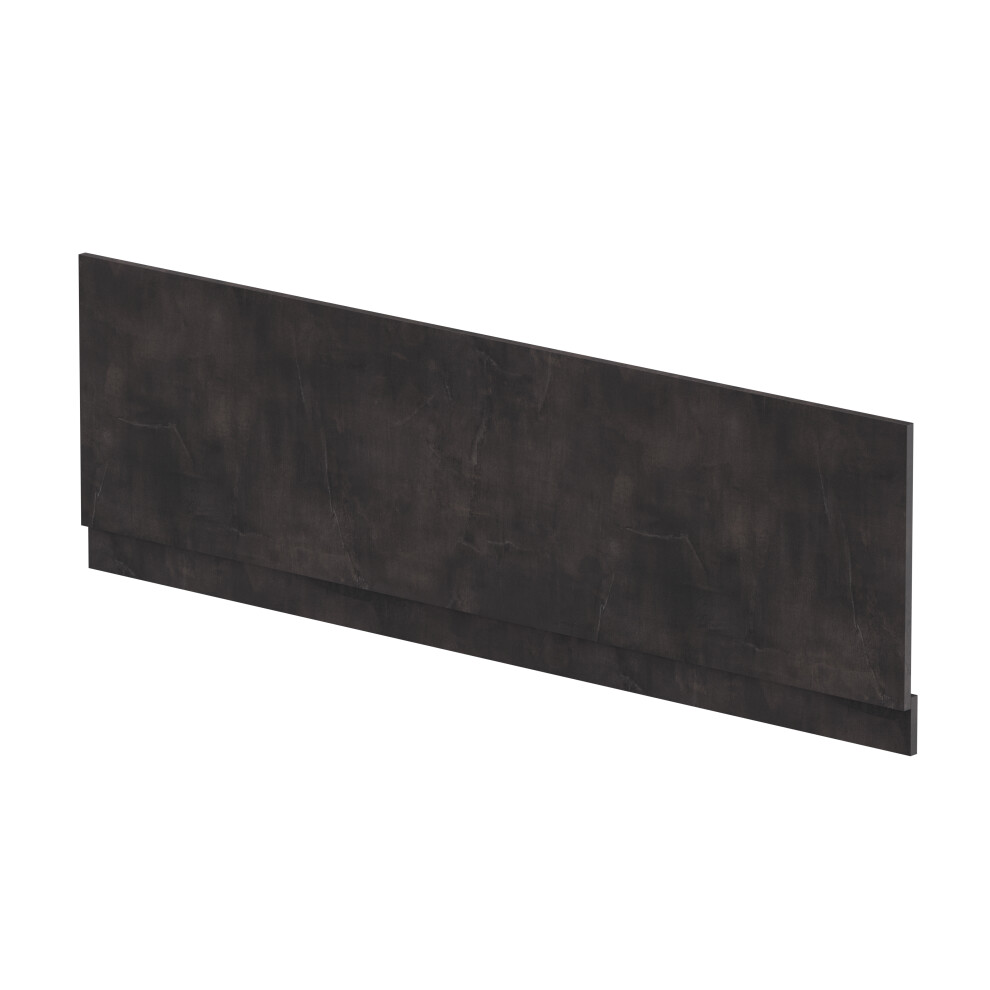 Balterley 1800Mm Edge/Power Straight Front Bath Panel & Plinth - Textured Matt Metallic Slate