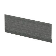 1800mm Bath MFC Front Panel & Plinth - Woodgrain Anthracite