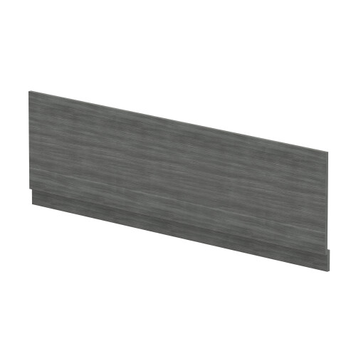 Balterley 1800mm Bath MFC Front Panel & Plinth - Woodgrain Anthracite