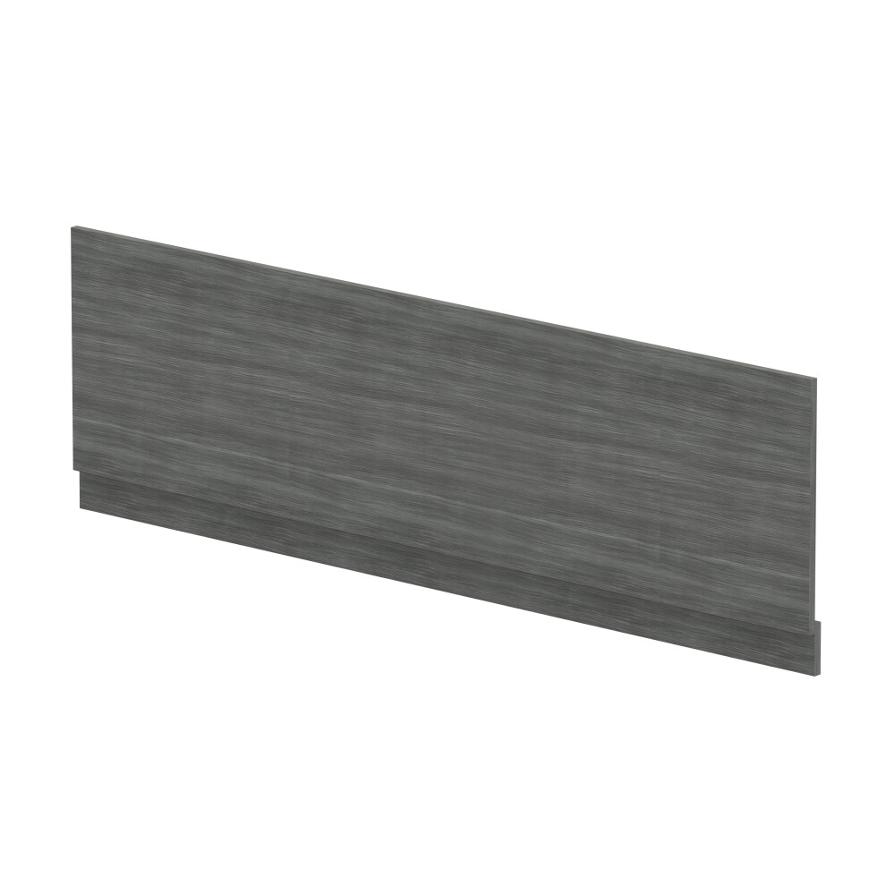 1800mm Bath MFC Front Panel & Plinth - Woodgrain Anthracite