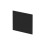Balterley 700mm Square MFC Reversible Shower Bath - Woodgrain Charcoal Black 1