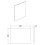 Balterley 700mm Square MFC Reversible Shower Bath - Woodgrain Solace Oak 2