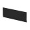 Balterley 1700mm Bath MFC Front Panel & Plinth - Woodgrain Charcoal Black 1