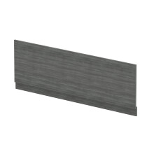 1700mm Bath MFC Front Panel & Plinth - Woodgrain Anthracite