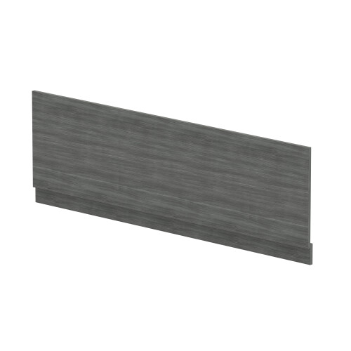 Balterley 1700mm Bath MFC Front Panel & Plinth - Woodgrain Anthracite