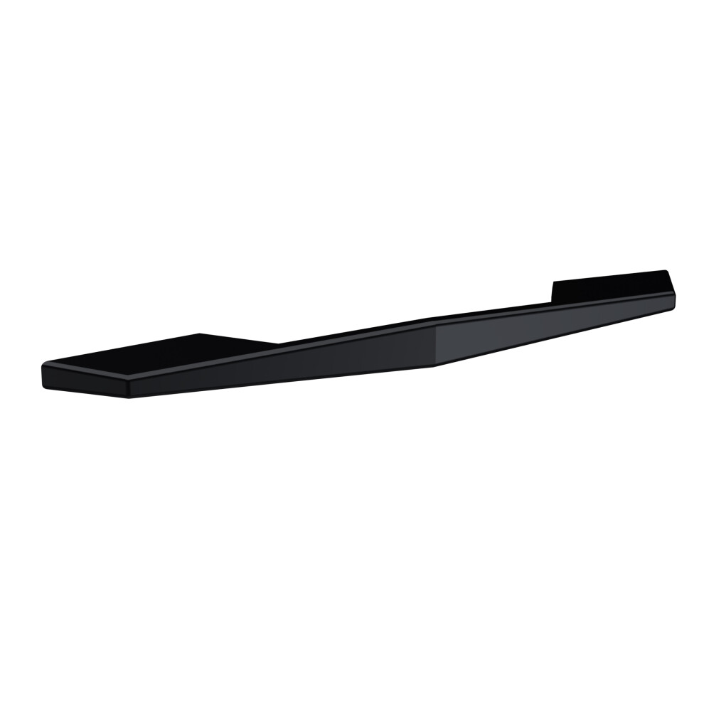 Furniture Handle Angular D Shape Handle, 180mm (160mm Centres) - Matt Black