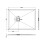 Balterley 1200mm x 900mm Premium Slimline Rectangular Shower Tray - Slate White 2