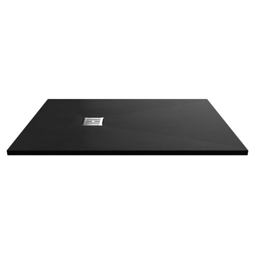 Balterley 1400mm x 900mm Premium Slimline Rectangular Shower Tray - Slate Black