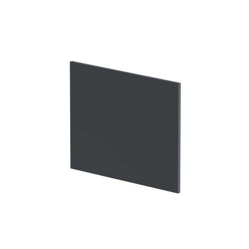 Balterley 700mm Square MDF Reversible Shower Bath - Soft Black