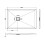Balterley 1200mm x 800mm Premium Slimline Rectangular Shower Tray - Slate Black 2