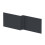 Balterley 1700mm Square MDF Reversible Shower Bath Front Panel - Soft Black 1