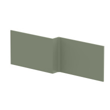 1700mm Square MDF Reversible Shower Bath Front Panel - Satin Green