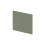Balterley 700mm Square MDF Reversible Shower Bath - Satin Green 1