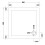 Balterley 800mm Premium Slip Resistant Square Shower Tray - White 2