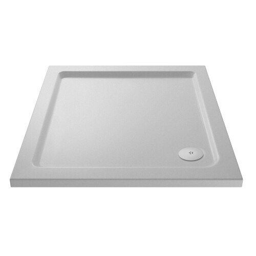 Balterley 760mm Premium Slip Resistant Square Shower Tray - White