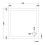 Balterley 900mm Premium Slip Resistant Square Shower Tray - White 2