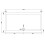 Balterley 1700mm x 900mm Premium Slip Resistant Rectangular Shower Tray - White 2