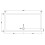 Balterley 1800mm x 900mm Premium Slip Resistant Rectangular Shower Tray - White 2