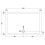 Balterley 1400mm x 900mm Premium Slip Resistant Rectangular Shower Tray - White 2