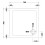 Balterley 700mm Premium Square Shower Tray - White 2