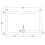 Balterley 1400mm x 900mm Premium Rectangular Shower Tray - White 2