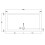 Balterley 1500mm x 760mm Premium Rectangular Shower Tray - White 2