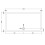 Balterley 1700mm x 900mm Premium Rectangular Shower Tray - White 2