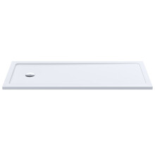 1700x700mm Slimline White Gloss Rectangular Shower Tray Bath Replacement
