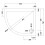 Balterley 900mm x 760mm Premium Shower Tray - Left Hand Offset Quadrant  - White 2