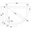 Balterley 1000mm x 800mm Premium Shower Tray  - Right Hand Offset Quadrant - White 2