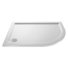 1200mm x 800mm Premium Shower Tray - Right Hand Offset Quadrant - White