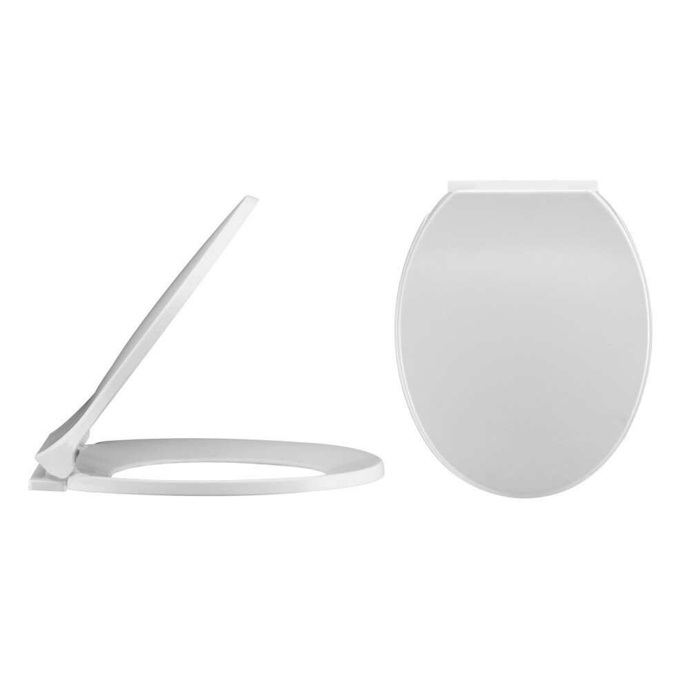 Balterley White Standard Round Bottom Fix Soft Close