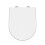 Balterley Luxury D Shape Top Fix Soft Close - White 1