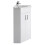 Balterley 897mm x 590mm - Gloss White Corner Basin Vanity Unit - with Basin 1