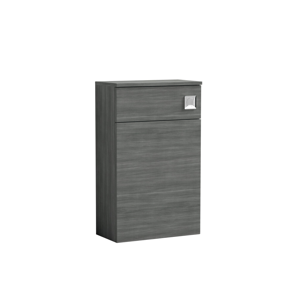 Compact Floor Standing Wc Toilet Unit - 500Mm - Anthracite 5056462617824