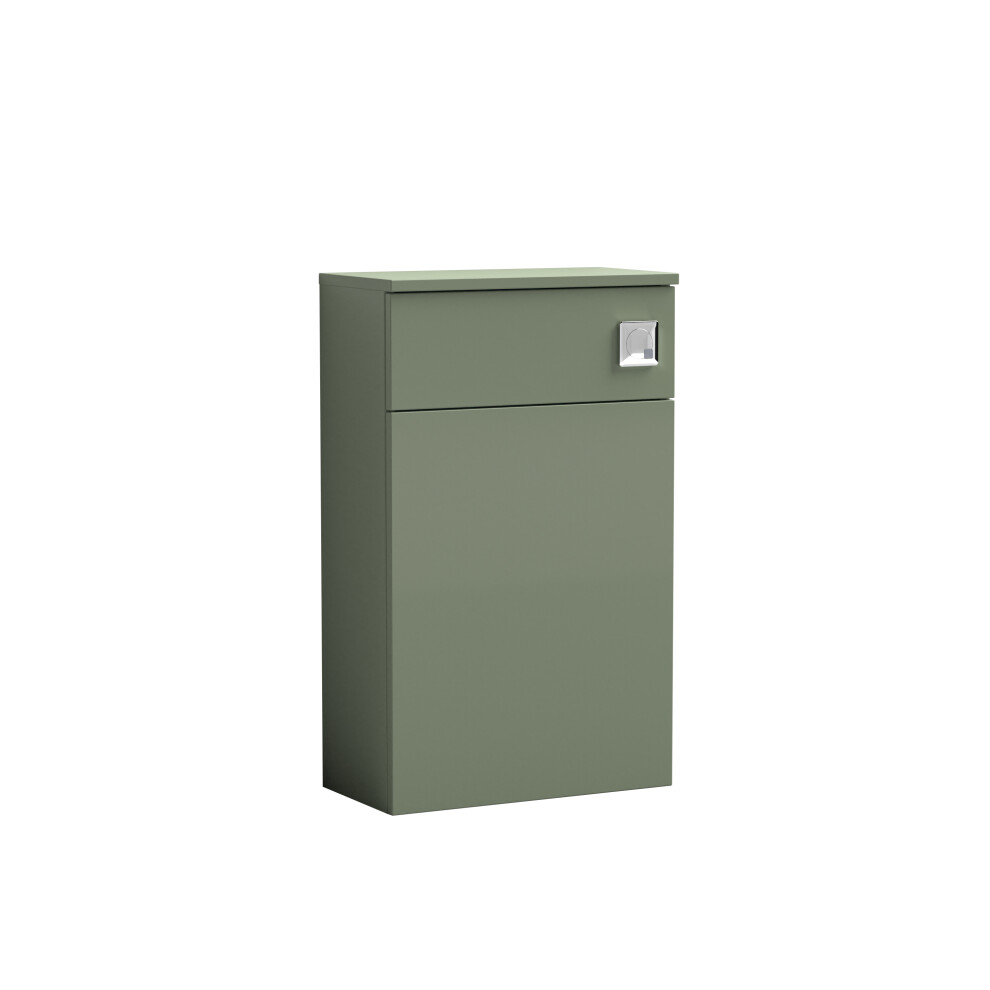 Compact Floor Standing WC Toilet Unit - 500mm - Satin Green