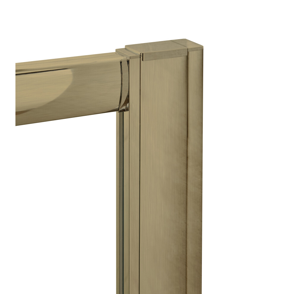 Wetroom Accessories Profile Extension Kit - 1850mm - Brushed Brass