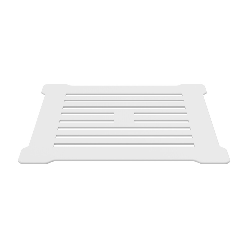 Resin Slimline Shower Tray Grill Waste - White 5056462690438