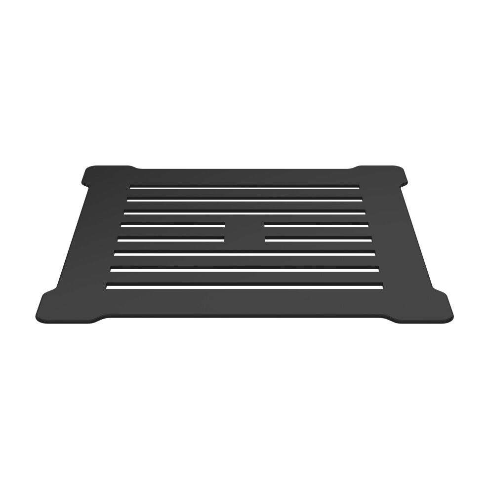 Resin Slimline Shower Tray Grill Waste - Black 5056462690445