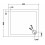 Balterley 900mm x 800mm Premium Rectangular Shower Tray - Slate Grey 2