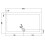 Balterley 1400mm x 800mm Premium Rectangular Shower Tray - Slate Grey 2