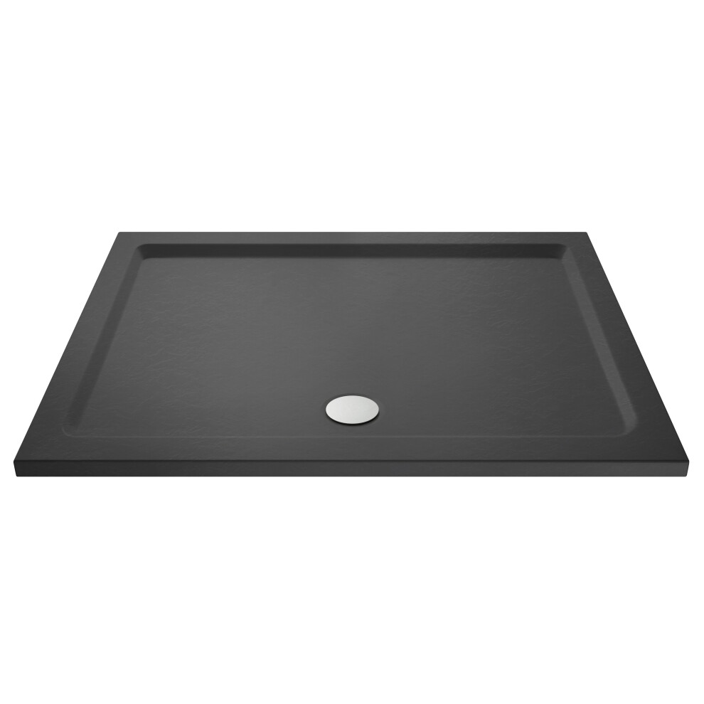 1800mm x 900mm Premium Rectangular Shower Tray - Slate Grey