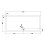 Balterley 1700mm x 800mm Premium Rectangular Shower Tray - Slate Grey 2