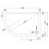 Balterley 1200mm x 800mm Premium Shower Tray  Left Hand Offset Quadrant  Slate Grey 2