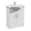 Balterley 2 Door Vanity Basin Unit with Round Basin - 650mm - Gloss White 1