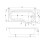 Balterley P Shape Right Hand Shower Bath Tub with Leg Set - 1700mm 2